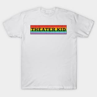 Theater Kid Rainbow wall 4 T-Shirt